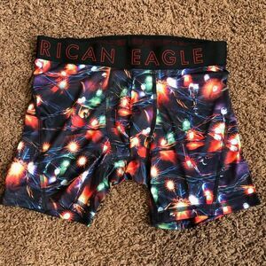 American Eagle Men's Holiday Lights Boxer Briefs Multicolor‎ Size XS NWT